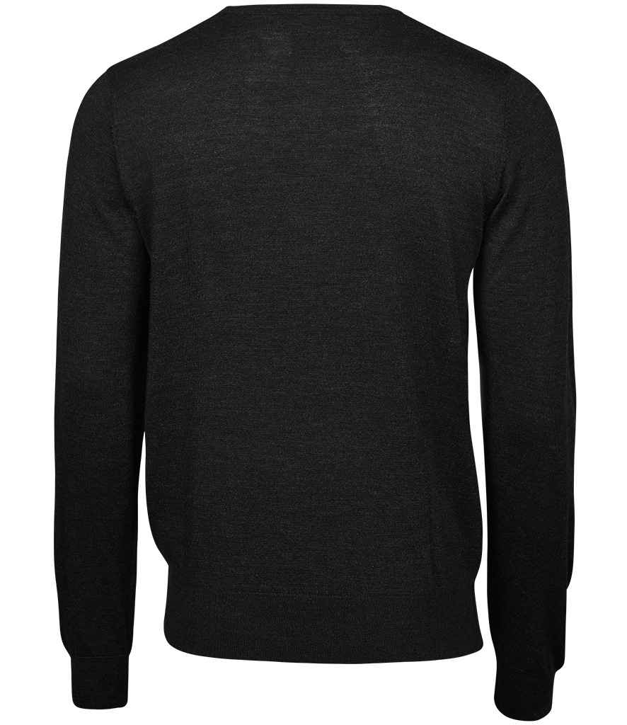 Tee Jays Merino Blend Crew Neck Sweater in by Tee Jays — Custom branded clothing by Print Press, featuring premium embroidery produced in our specialist print lab in the UK.