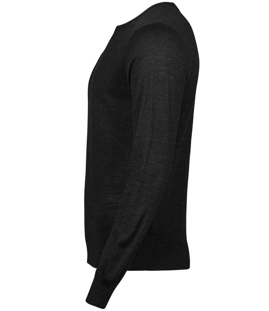 Tee Jays Merino Blend Crew Neck Sweater in by Tee Jays — Custom branded clothing by Print Press, featuring premium embroidery produced in our specialist print lab in the UK.