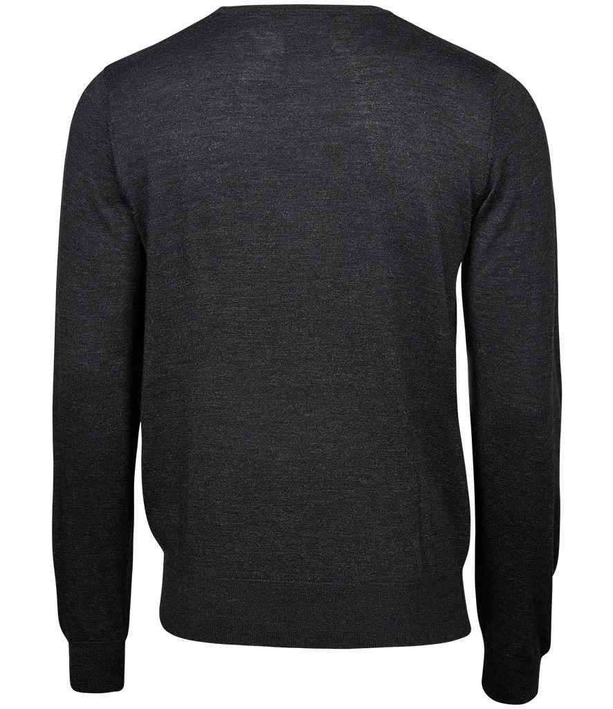 Tee Jays Merino Blend Crew Neck Sweater in by Tee Jays — Custom branded clothing by Print Press, featuring premium embroidery produced in our specialist print lab in the UK.