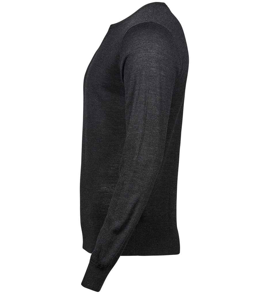 Tee Jays Merino Blend Crew Neck Sweater in by Tee Jays — Custom branded clothing by Print Press, featuring premium embroidery produced in our specialist print lab in the UK.