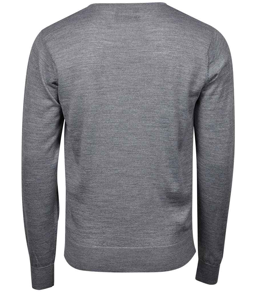 Tee Jays Merino Blend Crew Neck Sweater in by Tee Jays — Custom branded clothing by Print Press, featuring premium embroidery produced in our specialist print lab in the UK.