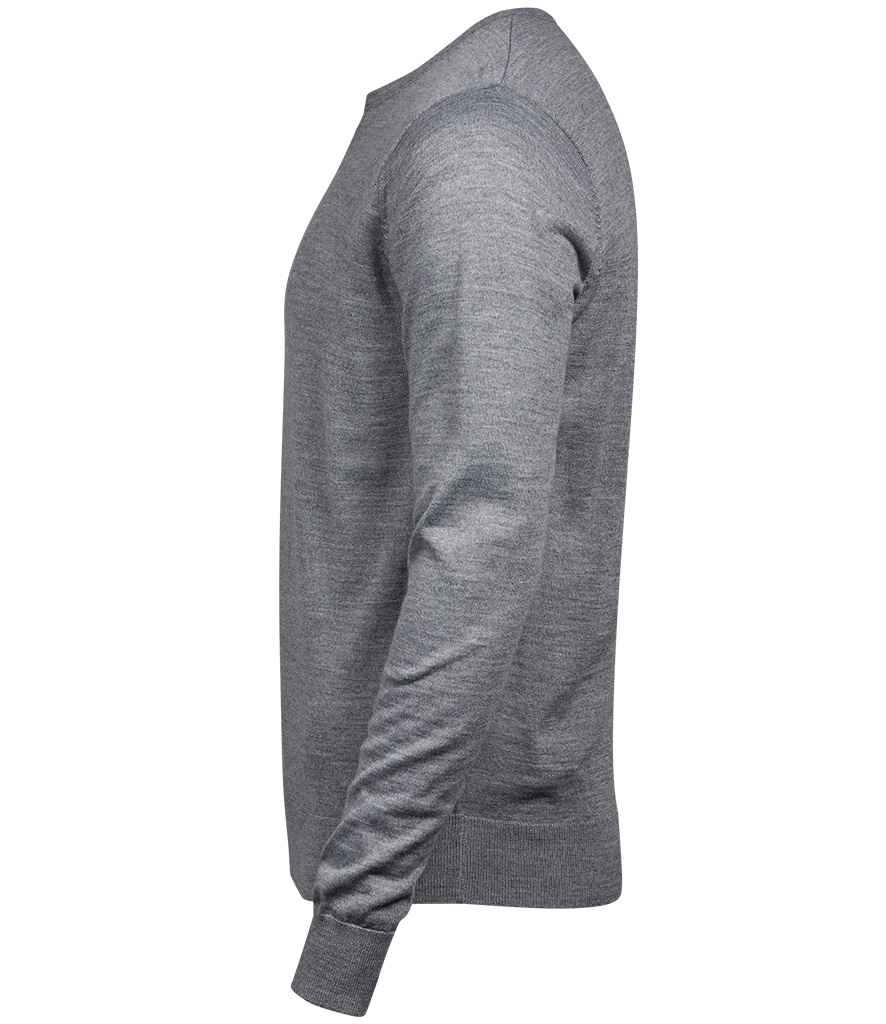 Tee Jays Merino Blend Crew Neck Sweater in by Tee Jays — Custom branded clothing by Print Press, featuring premium embroidery produced in our specialist print lab in the UK.