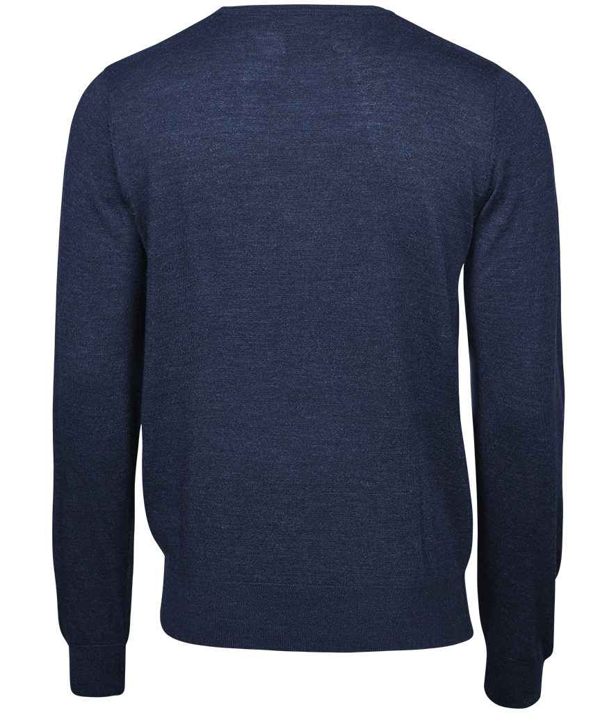 Tee Jays Merino Blend Crew Neck Sweater in by Tee Jays — Custom branded clothing by Print Press, featuring premium embroidery produced in our specialist print lab in the UK.