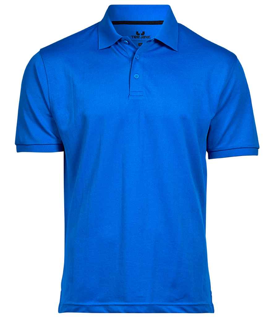 Tee Jays Club Polo Shirt in Electric Blue by Tee Jays — Custom branded clothing by Print Press, featuring premium embroidery produced in our specialist print lab in the UK.
