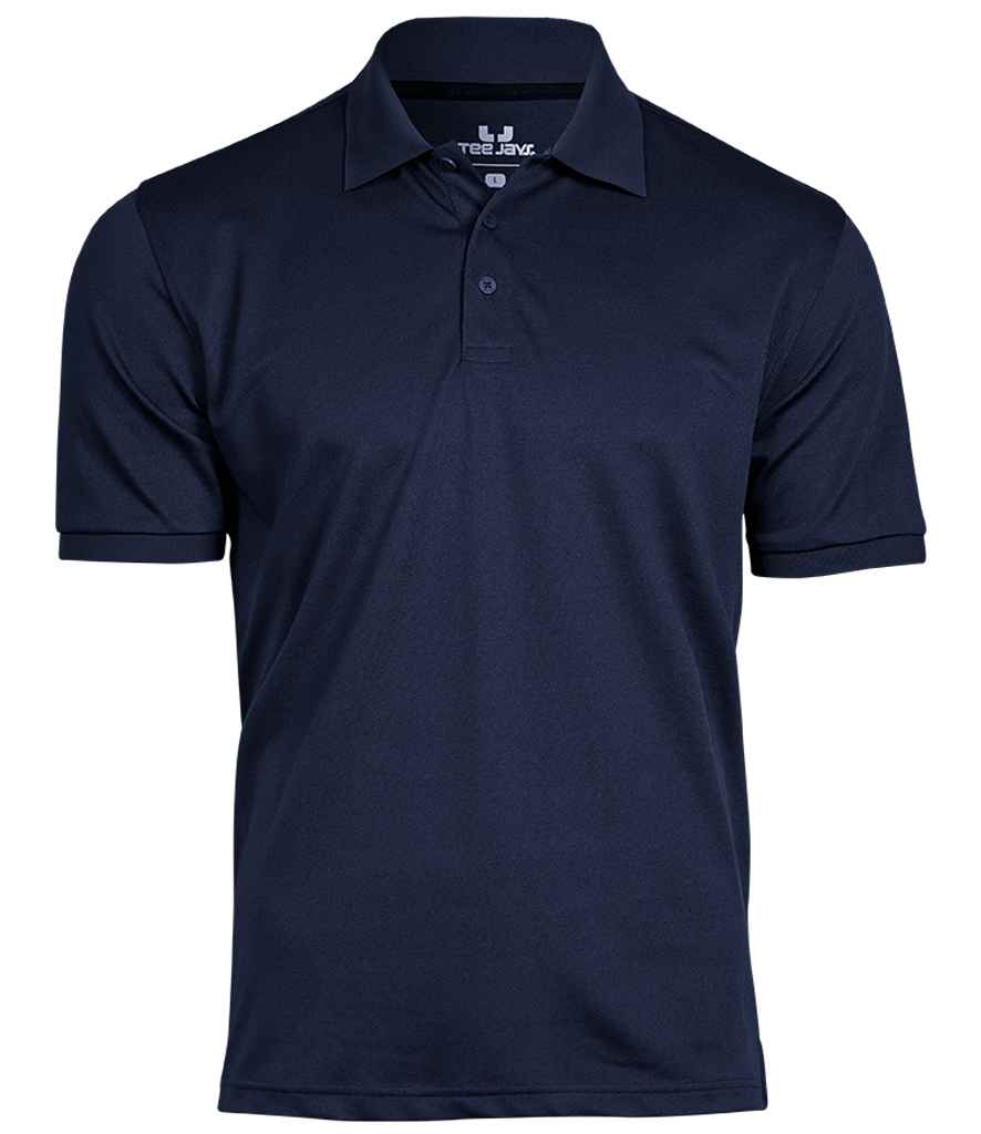 Tee Jays Club Polo Shirt in Navy by Tee Jays — Custom branded clothing by Print Press, featuring premium embroidery produced in our specialist print lab in the UK.