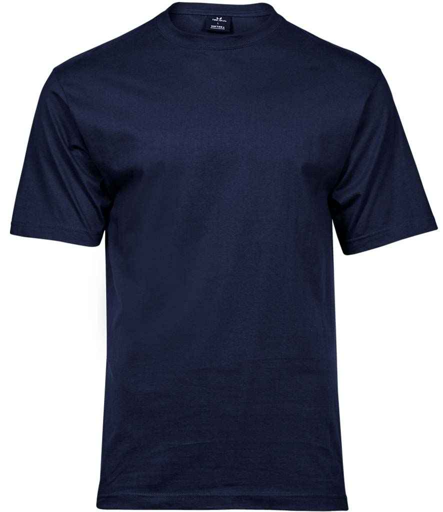 Tee Jays Sof T-Shirt in Navy by Tee Jays — Custom branded clothing by Print Press, featuring premium embroidery produced in our specialist print lab in the UK.