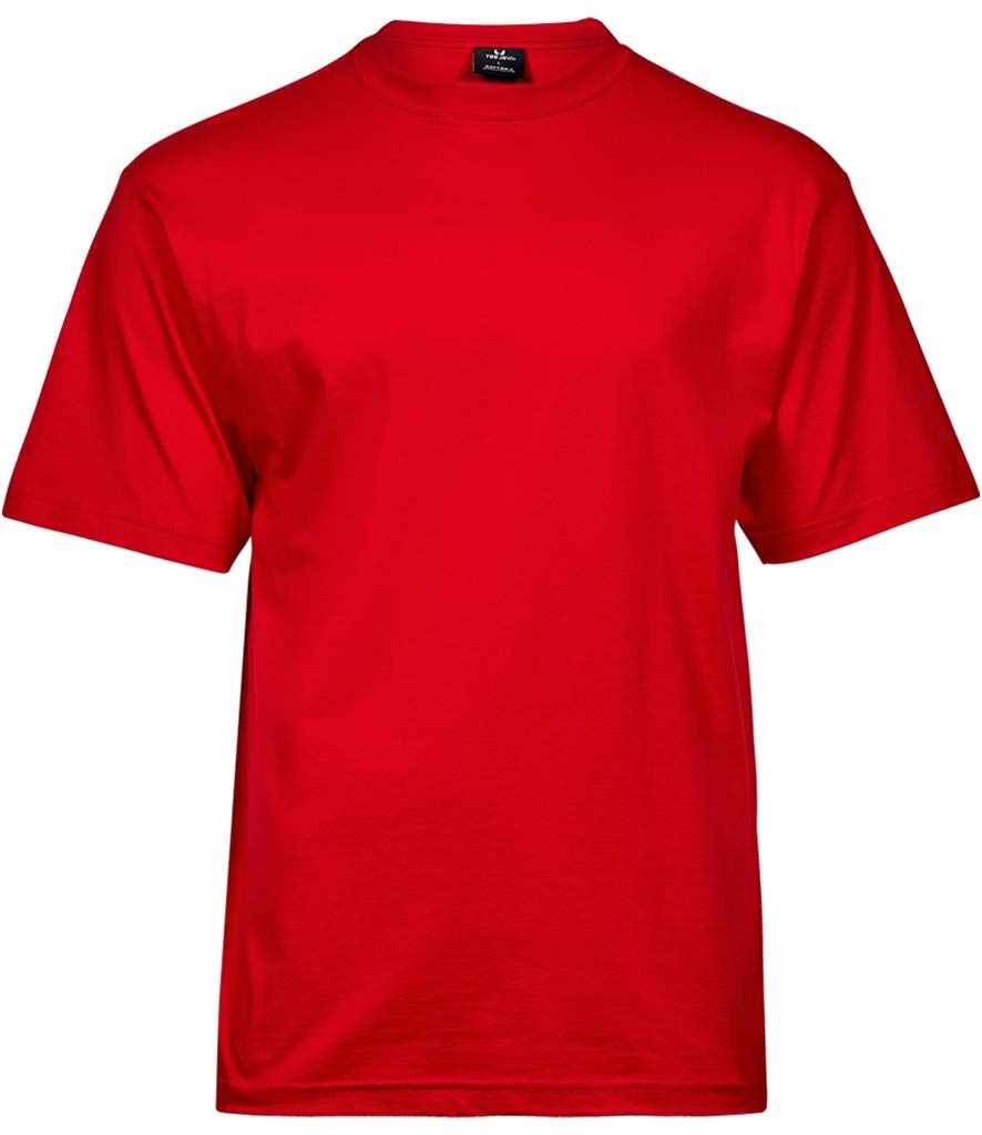 Tee Jays Sof T-Shirt in Red by Tee Jays — Custom branded clothing by Print Press, featuring premium embroidery produced in our specialist print lab in the UK.