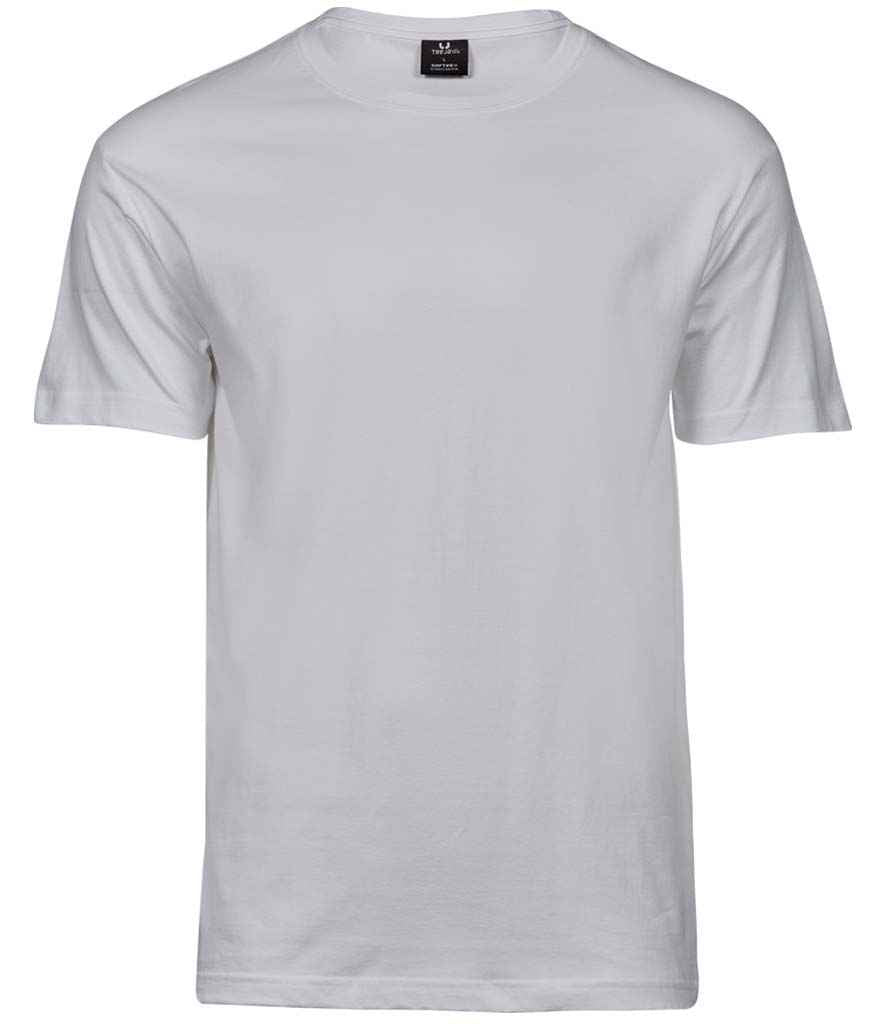 Tee Jays Sof T-Shirt in White by Tee Jays — Custom branded clothing by Print Press, featuring premium embroidery produced in our specialist print lab in the UK.