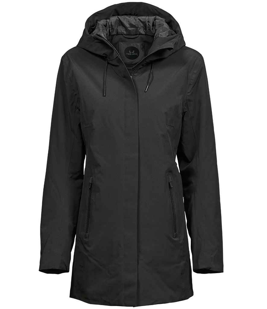 Tee Jays Ladies All Weather Parka Jacket in by Tee Jays — Custom branded clothing by Print Press, featuring premium embroidery produced in our specialist print lab in the UK.