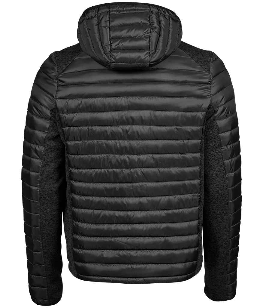 Tee Jays Crossover Hooded Padded Outdoor Jacket in by Tee Jays — Custom branded clothing by Print Press, featuring premium embroidery produced in our specialist print lab in the UK.