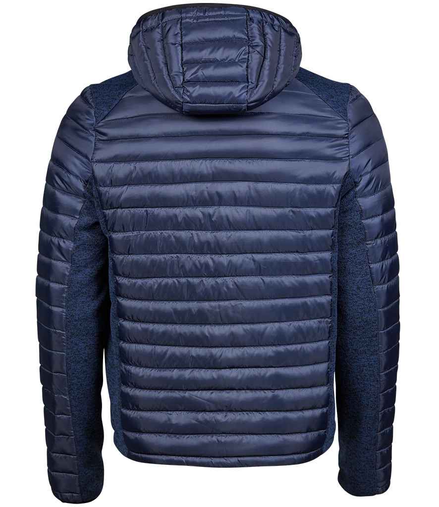 Tee Jays Crossover Hooded Padded Outdoor Jacket in by Tee Jays — Custom branded clothing by Print Press, featuring premium embroidery produced in our specialist print lab in the UK.