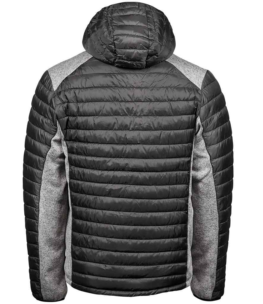 Tee Jays Crossover Hooded Padded Outdoor Jacket in by Tee Jays — Custom branded clothing by Print Press, featuring premium embroidery produced in our specialist print lab in the UK.
