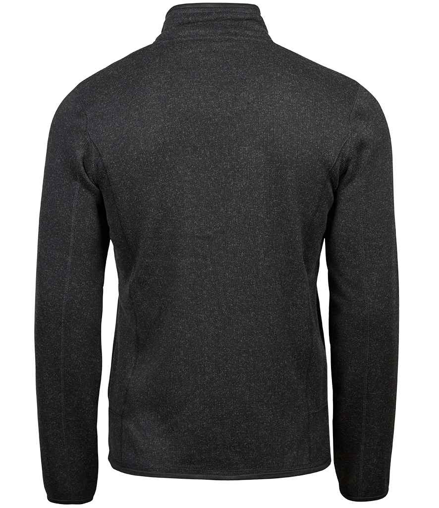 Tee Jays Knitted Outdoor Fleece Jacket in by Tee Jays — Custom branded clothing by Print Press, featuring premium embroidery produced in our specialist print lab in the UK.