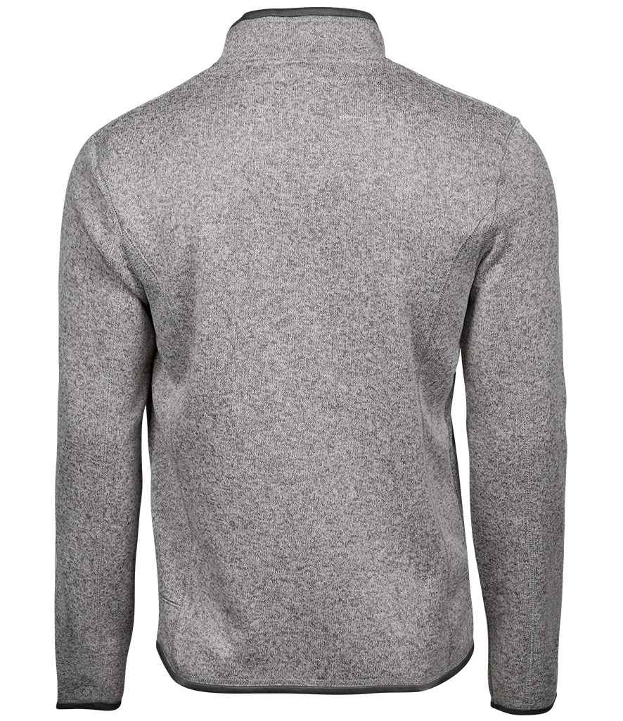 Tee Jays Knitted Outdoor Fleece Jacket in by Tee Jays — Custom branded clothing by Print Press, featuring premium embroidery produced in our specialist print lab in the UK.