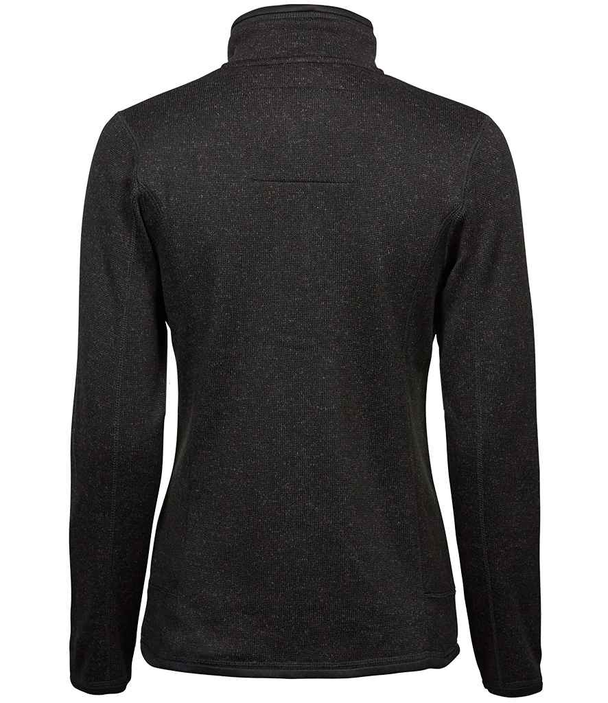 Tee Jays Ladies Knitted Outdoor Fleece Jacket in by Tee Jays — Custom branded clothing by Print Press, featuring premium embroidery produced in our specialist print lab in the UK.