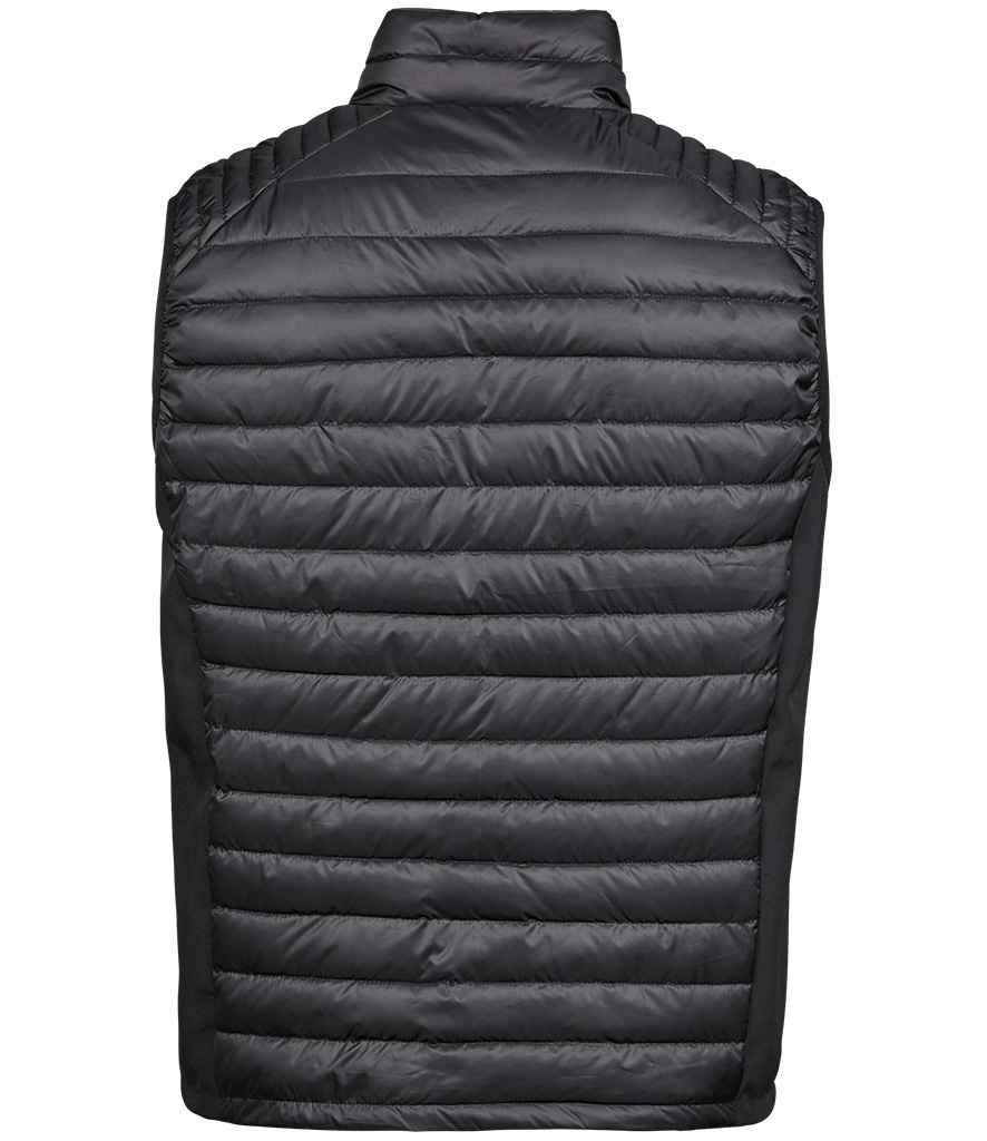 Tee Jays Crossover Padded Bodywarmer in by Tee Jays — Custom branded clothing by Print Press, featuring premium embroidery produced in our specialist print lab in the UK.