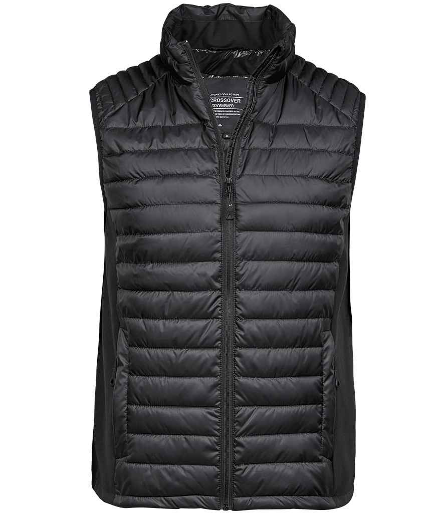 Tee Jays Crossover Padded Bodywarmer in by Tee Jays — Custom branded clothing by Print Press, featuring premium embroidery produced in our specialist print lab in the UK.