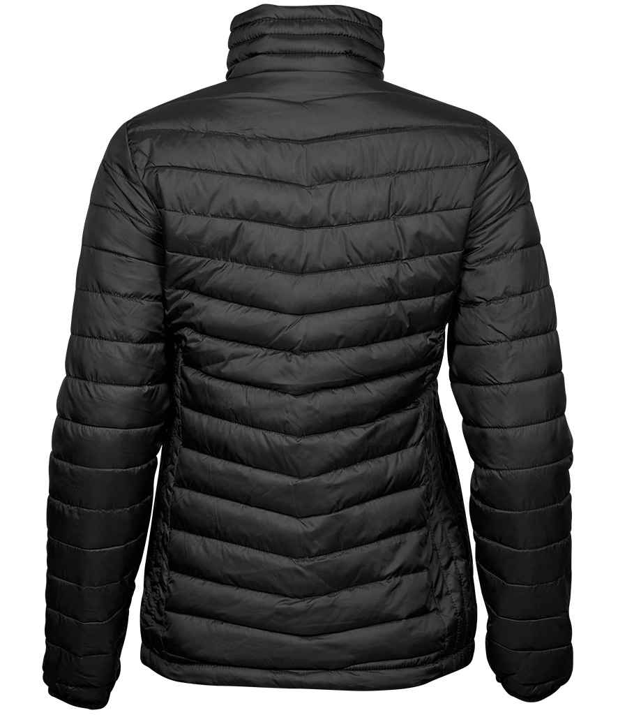 Tee Jays Ladies Zepelin Padded Jacket in by Tee Jays — Custom branded clothing by Print Press, featuring premium embroidery produced in our specialist print lab in the UK.
