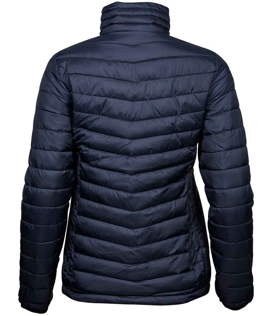 Tee Jays Ladies Zepelin Padded Jacket in by Tee Jays — Custom branded clothing by Print Press, featuring premium embroidery produced in our specialist print lab in the UK.