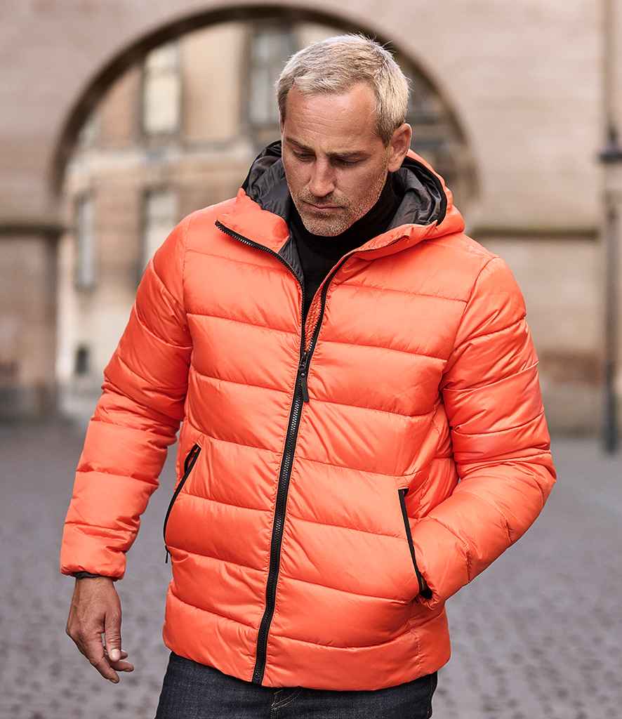 Tee Jays Lite Hooded Jacket in Dusty Orange by Tee Jays — Custom branded clothing by Print Press, featuring premium embroidery produced in our specialist print lab in the UK.
