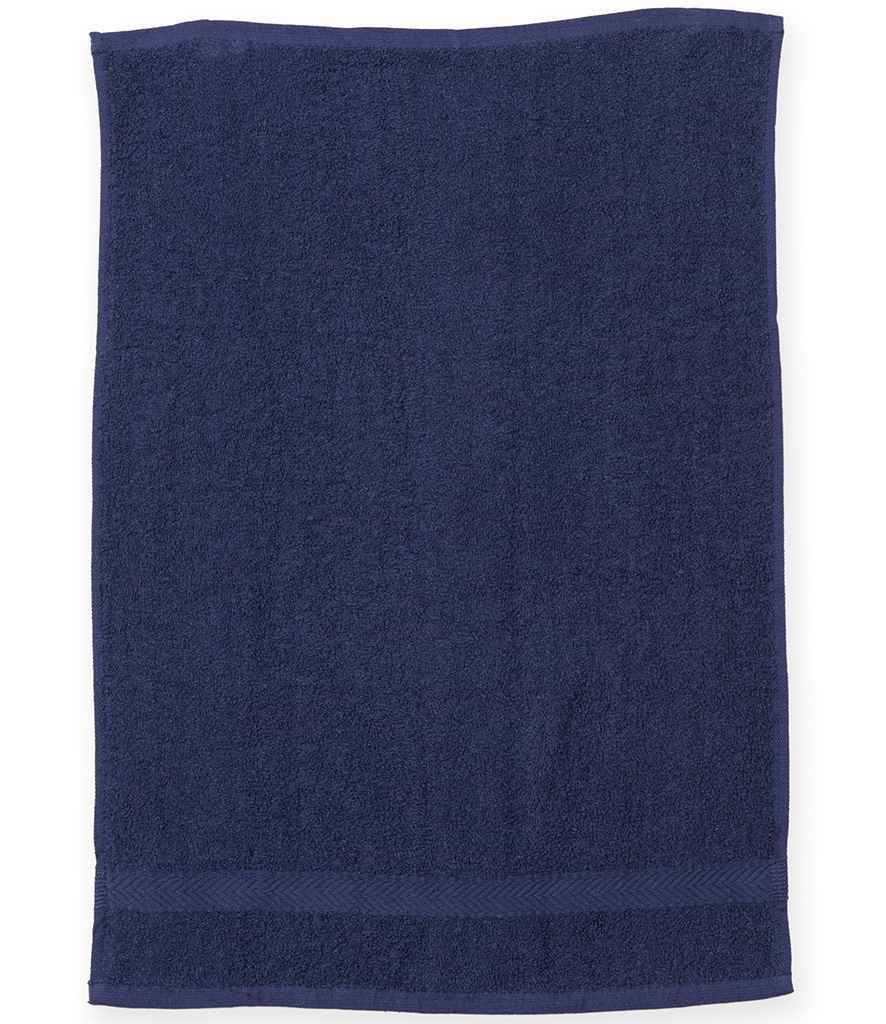 Towel City Gym Towel in ONE Navy by Towel City — Custom branded clothing by Print Press, featuring premium embroidery produced in our specialist print lab in the UK.