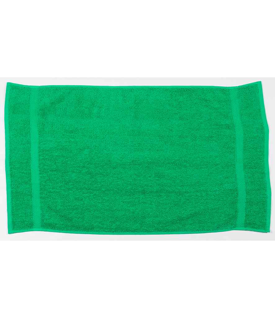 Towel City Luxury Hand Towel in ONE Bright Green by Towel City — Custom branded clothing by Print Press, featuring premium embroidery produced in our specialist print lab in the UK.