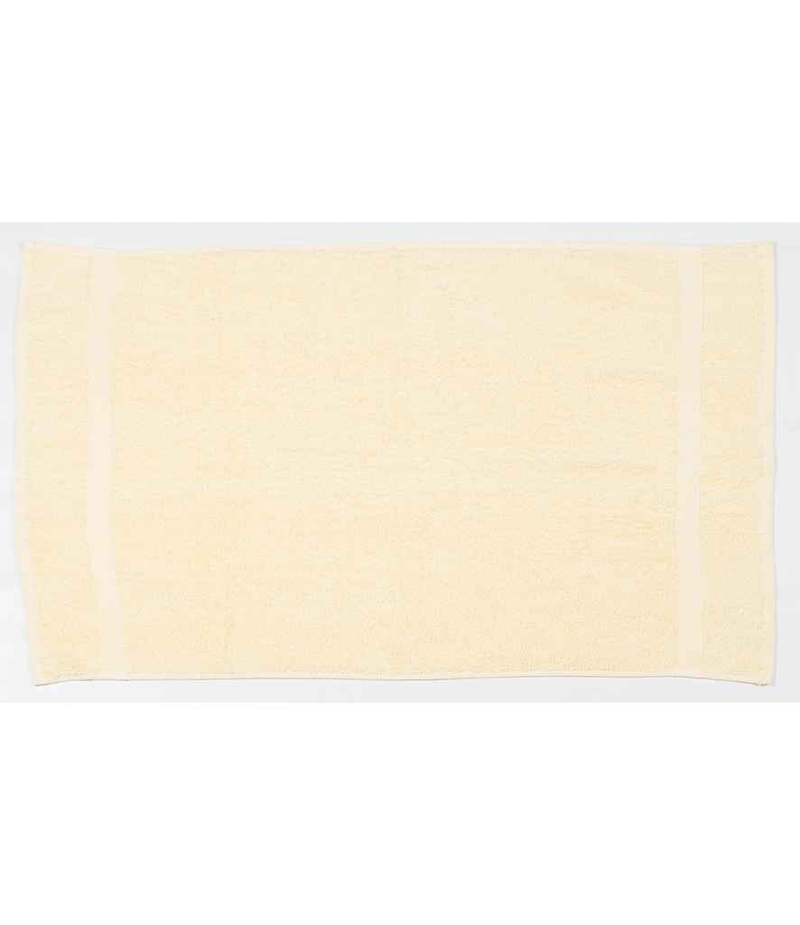 Towel City Luxury Hand Towel in ONE Cream by Towel City — Custom branded clothing by Print Press, featuring premium embroidery produced in our specialist print lab in the UK.