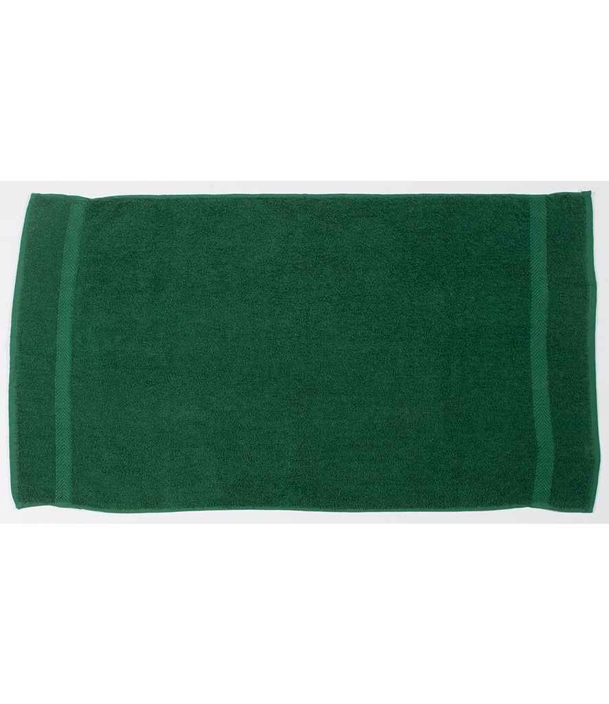 Towel City Luxury Hand Towel in ONE Forest Green by Towel City — Custom branded clothing by Print Press, featuring premium embroidery produced in our specialist print lab in the UK.
