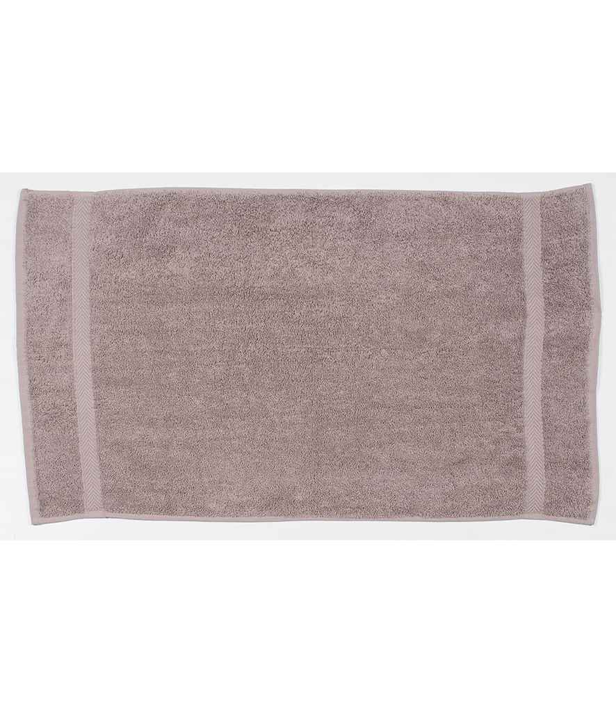 Towel City Luxury Hand Towel in ONE Mocha by Towel City — Custom branded clothing by Print Press, featuring premium embroidery produced in our specialist print lab in the UK.