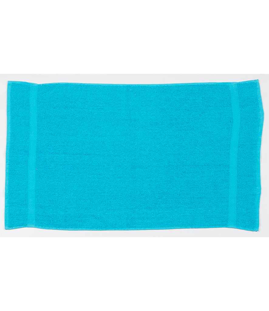 Towel City Luxury Hand Towel in ONE Ocean by Towel City — Custom branded clothing by Print Press, featuring premium embroidery produced in our specialist print lab in the UK.