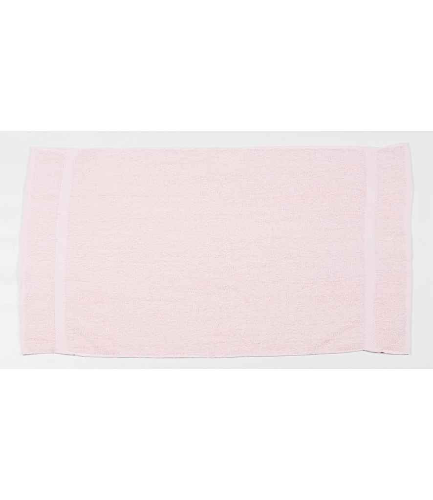 Towel City Luxury Hand Towel in ONE Pink by Towel City — Custom branded clothing by Print Press, featuring premium embroidery produced in our specialist print lab in the UK.