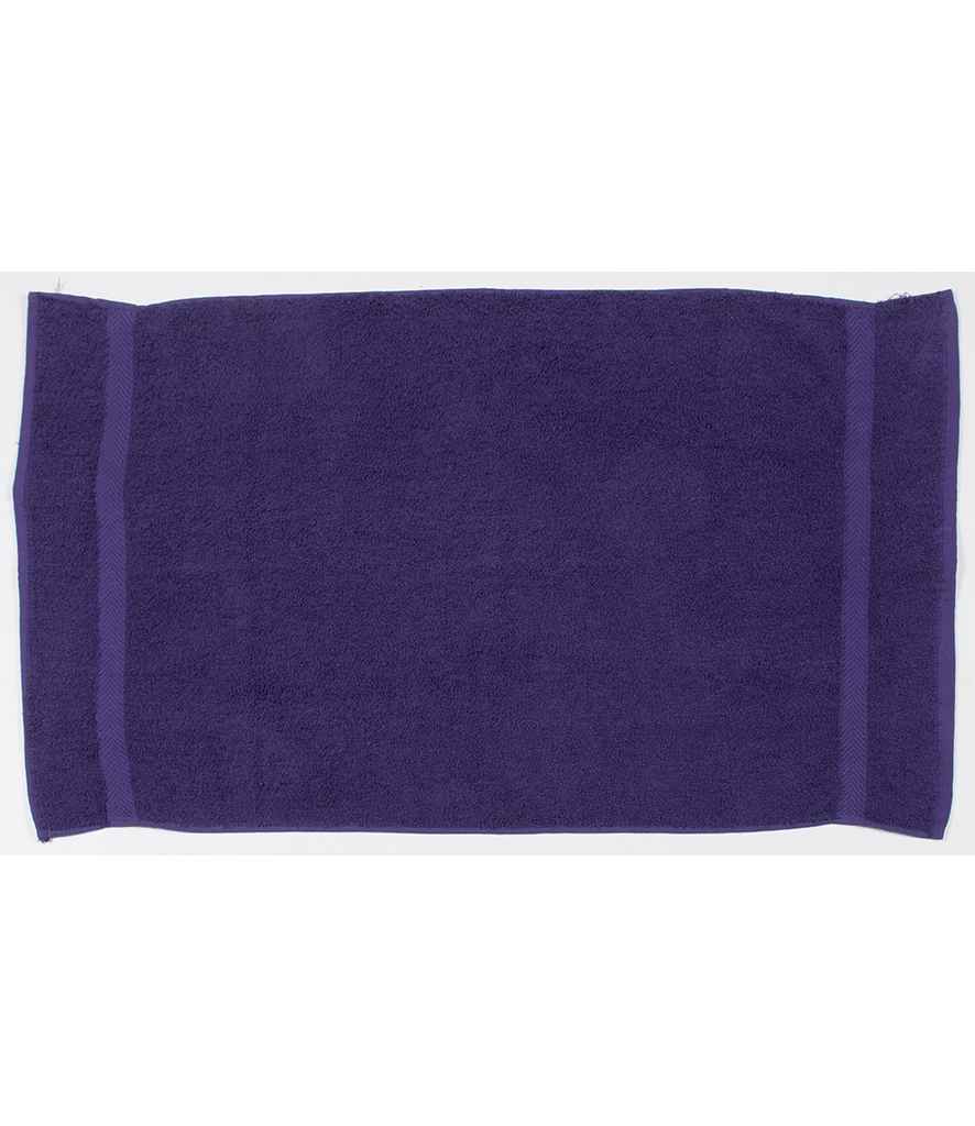 Towel City Luxury Hand Towel in ONE Purple by Towel City — Custom branded clothing by Print Press, featuring premium embroidery produced in our specialist print lab in the UK.