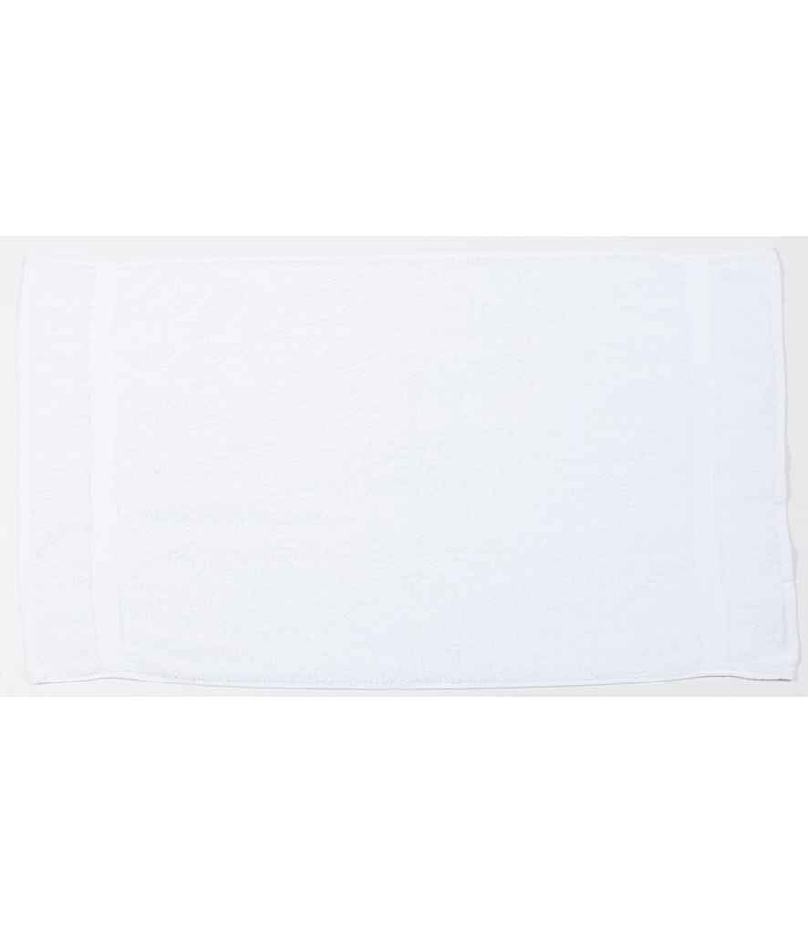 Towel City Luxury Hand Towel in ONE White by Towel City — Custom branded clothing by Print Press, featuring premium embroidery produced in our specialist print lab in the UK.