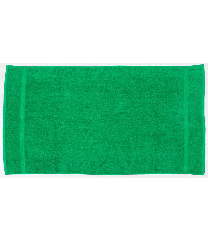 Towel City Luxury Bath Towel in ONE Bright Green by Towel City — Custom branded clothing by Print Press, featuring premium embroidery produced in our specialist print lab in the UK.
