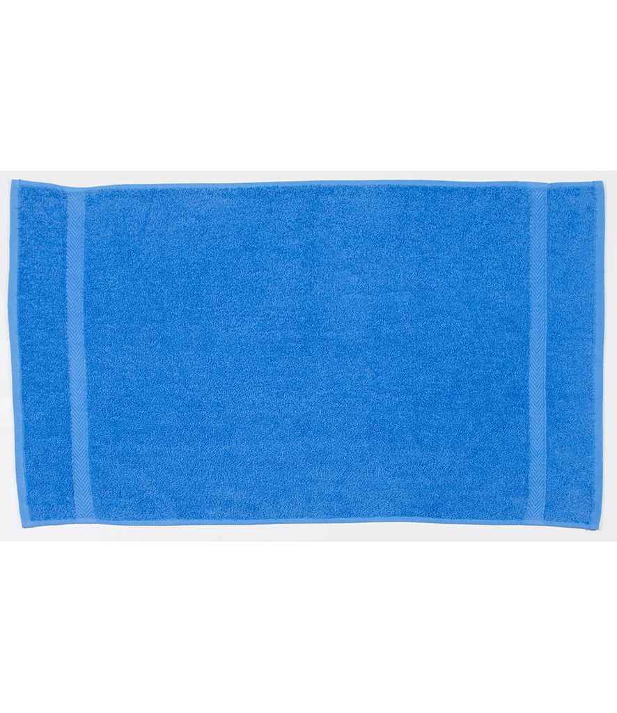 Towel City Luxury Bath Towel in ONE Bright Blue by Towel City — Custom branded clothing by Print Press, featuring premium embroidery produced in our specialist print lab in the UK.