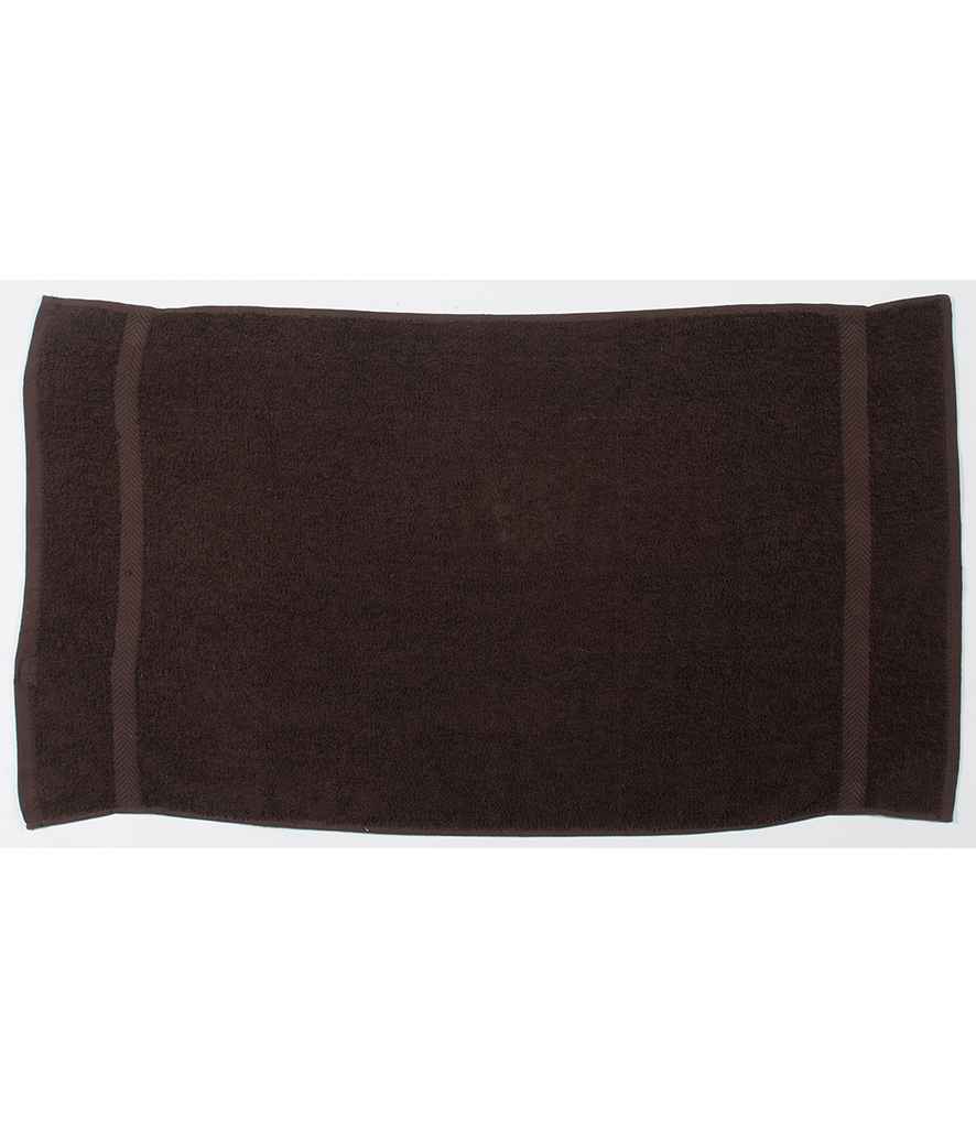 Towel City Luxury Bath Towel in ONE Chocolate by Towel City — Custom branded clothing by Print Press, featuring premium embroidery produced in our specialist print lab in the UK.