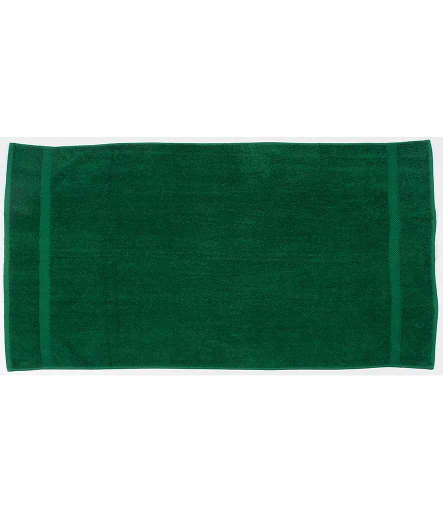 Towel City Luxury Bath Towel in ONE Forest Green by Towel City — Custom branded clothing by Print Press, featuring premium embroidery produced in our specialist print lab in the UK.
