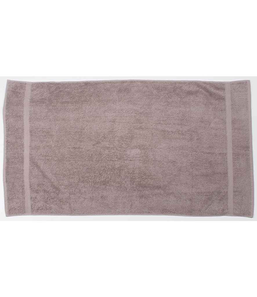 Towel City Luxury Bath Towel in ONE Mocha by Towel City — Custom branded clothing by Print Press, featuring premium embroidery produced in our specialist print lab in the UK.