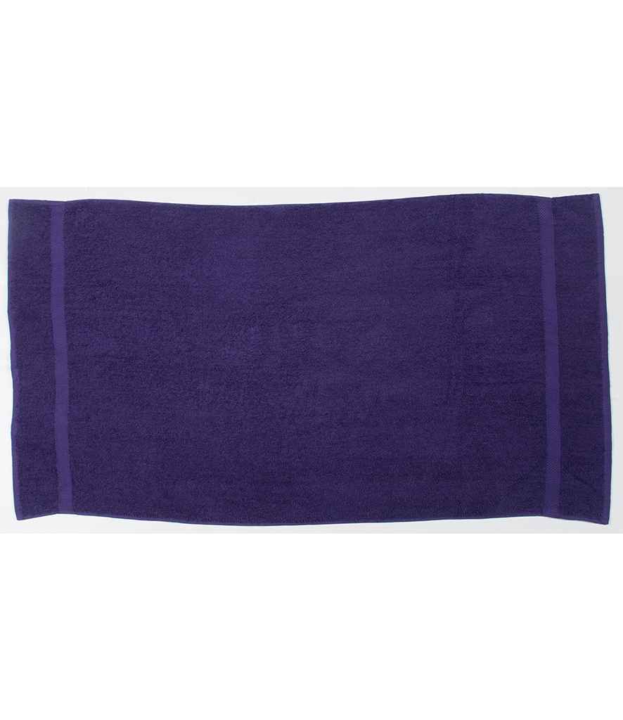 Towel City Luxury Bath Towel in ONE Purple by Towel City — Custom branded clothing by Print Press, featuring premium embroidery produced in our specialist print lab in the UK.