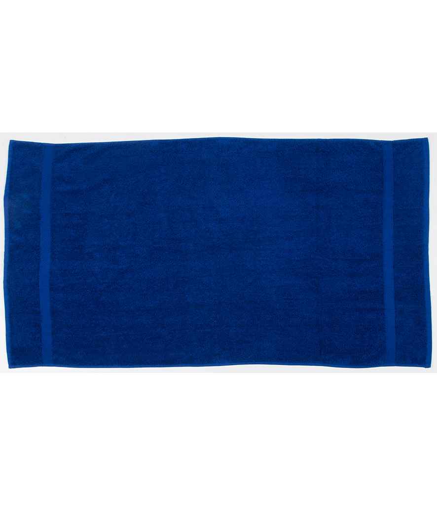 Towel City Luxury Bath Towel in ONE Royal Blue by Towel City — Custom branded clothing by Print Press, featuring premium embroidery produced in our specialist print lab in the UK.