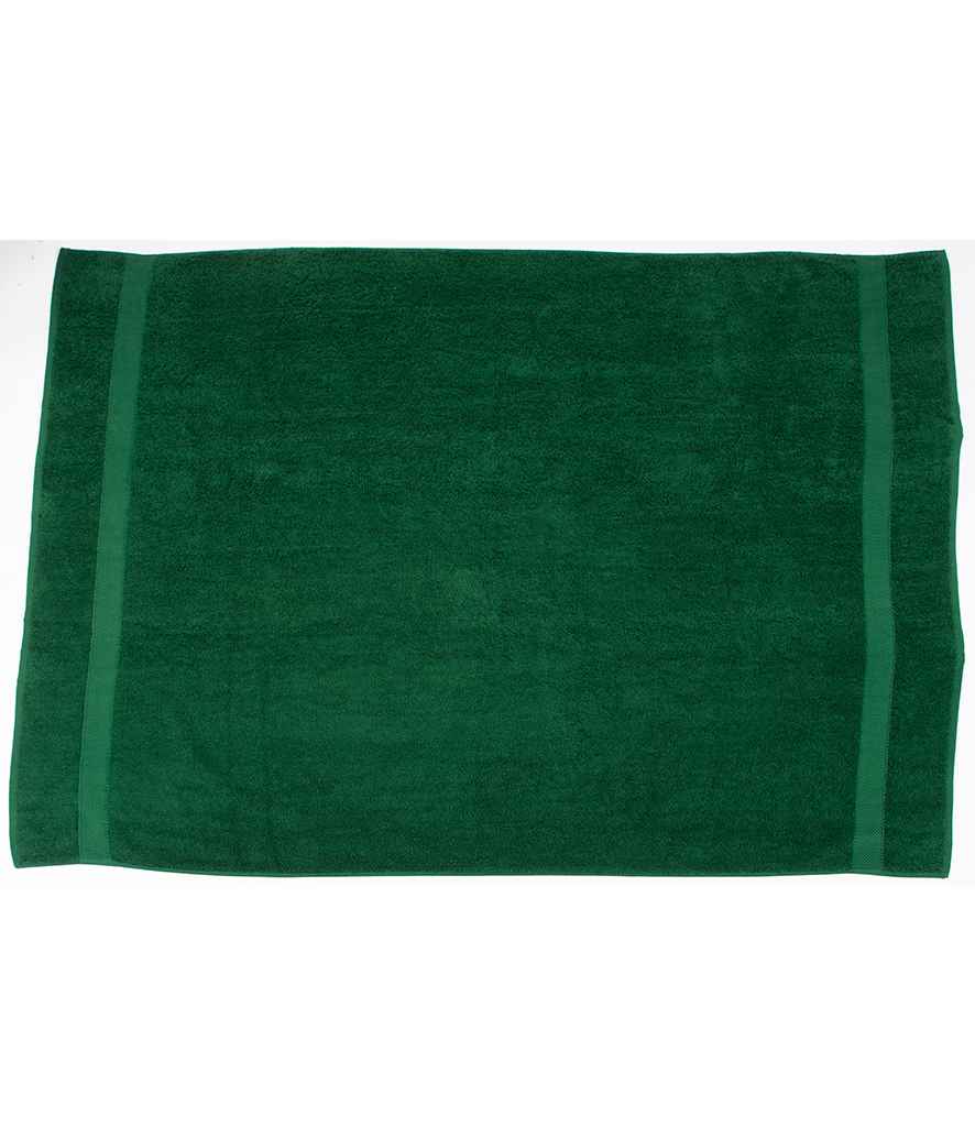 Towel City Luxury Bath Sheet in ONE Forest Green by Towel City — Custom branded clothing by Print Press, featuring premium embroidery produced in our specialist print lab in the UK.