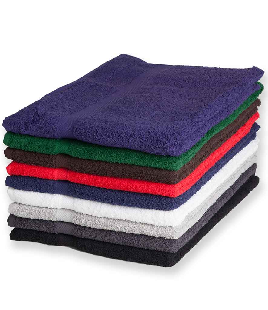 Towel City Luxury Bath Sheet in ONE Purple by Towel City — Custom branded clothing by Print Press, featuring premium embroidery produced in our specialist print lab in the UK.