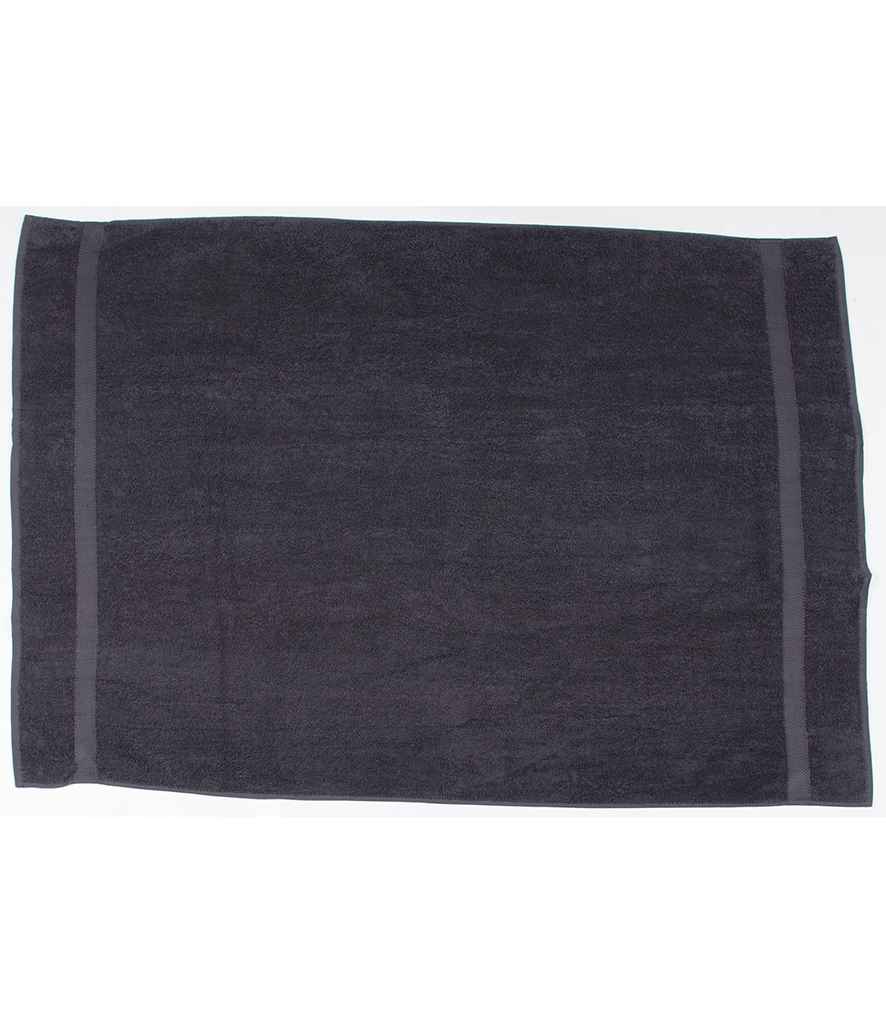 Towel City Luxury Bath Sheet in ONE Steel Grey by Towel City — Custom branded clothing by Print Press, featuring premium embroidery produced in our specialist print lab in the UK.