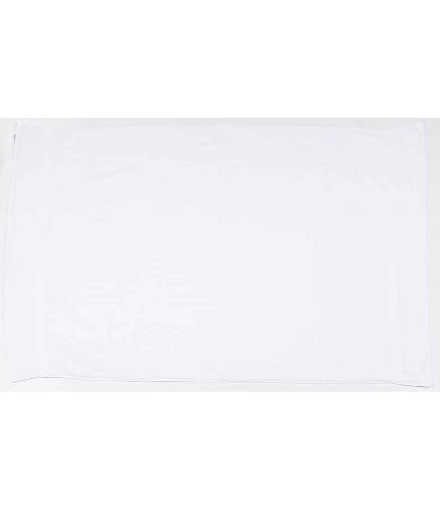Towel City Luxury Bath Sheet in ONE White by Towel City — Custom branded clothing by Print Press, featuring premium embroidery produced in our specialist print lab in the UK.