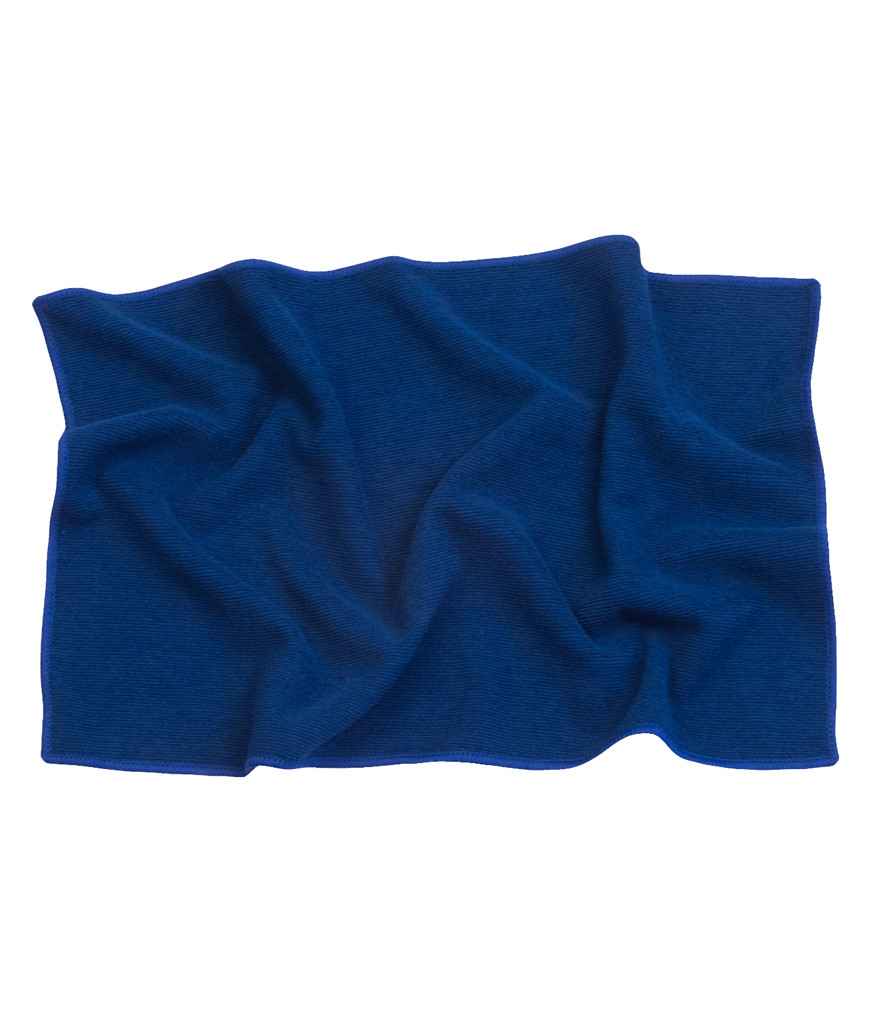 Towel City Microfibre Bath Towel in ONE Bright Royal by Towel City — Custom branded clothing by Print Press, featuring premium embroidery produced in our specialist print lab in the UK.