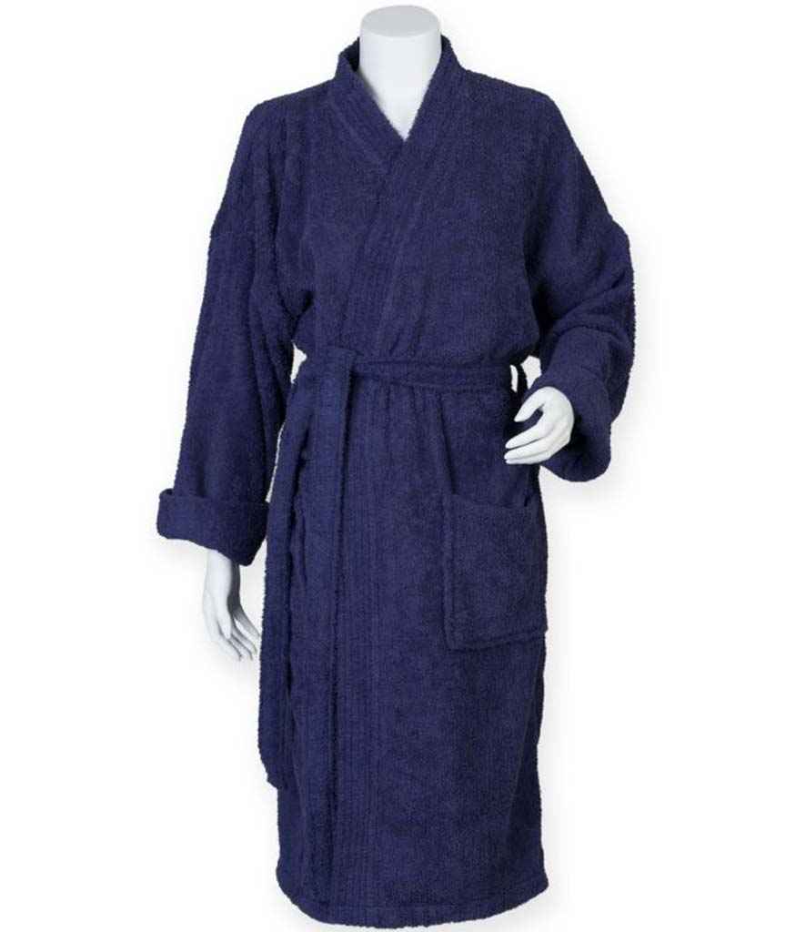 Towel City Kimono Towelling Robe in by Towel City — Custom branded clothing by Print Press, featuring premium embroidery produced in our specialist print lab in the UK.