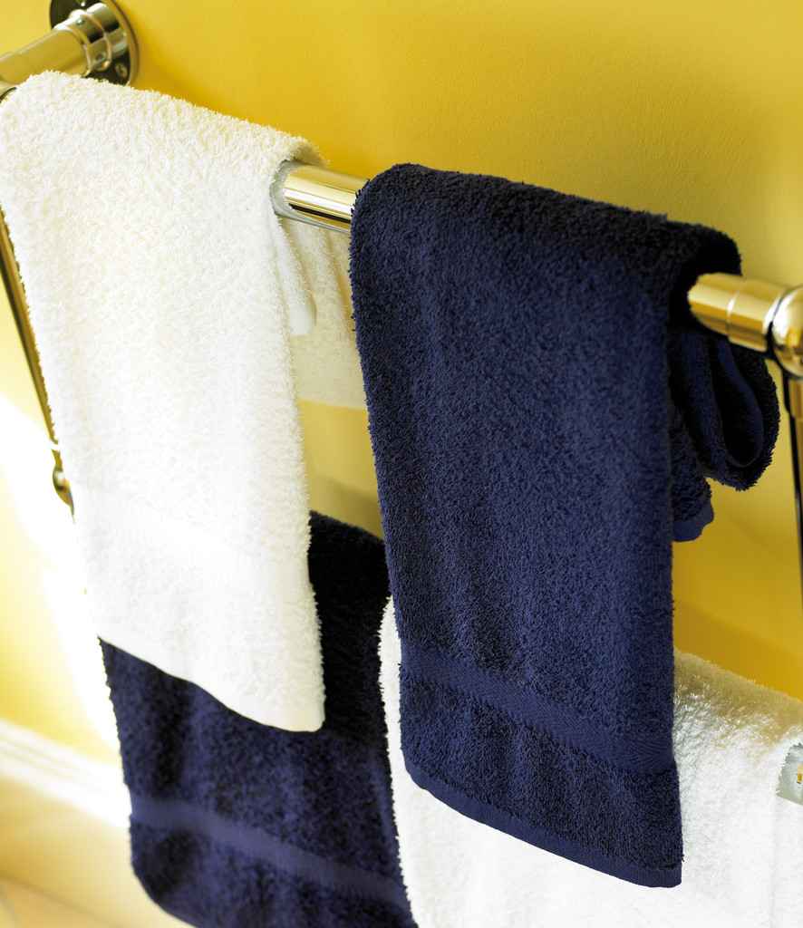 Towel City Classic Bath Towel in ONE Navy by Towel City — Custom branded clothing by Print Press, featuring premium embroidery produced in our specialist print lab in the UK.