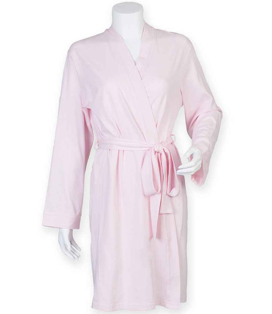 Towel City Ladies Cotton Wrap Robe in by Towel City — Custom branded clothing by Print Press, featuring premium embroidery produced in our specialist print lab in the UK.