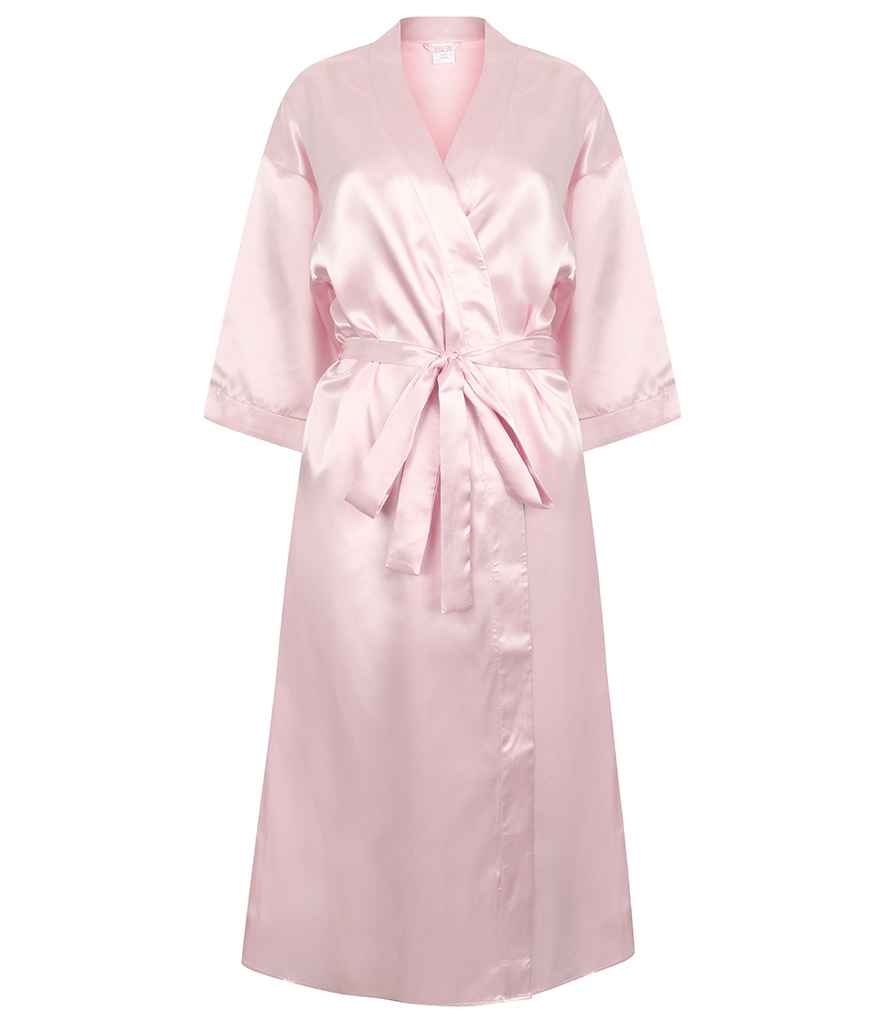 Towel City Ladies Satin Robe in by Towel City — Custom branded clothing by Print Press, featuring premium embroidery produced in our specialist print lab in the UK.