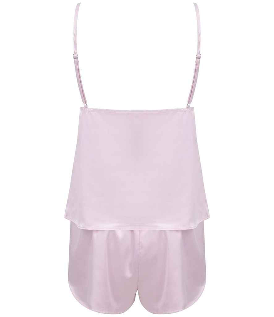 Towel City Ladies Satin Cami Short PJ's in by Towel City — Custom branded clothing by Print Press, featuring premium embroidery produced in our specialist print lab in the UK.